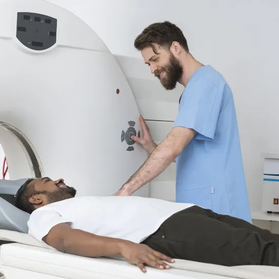 What is the time duration of MRI scan?